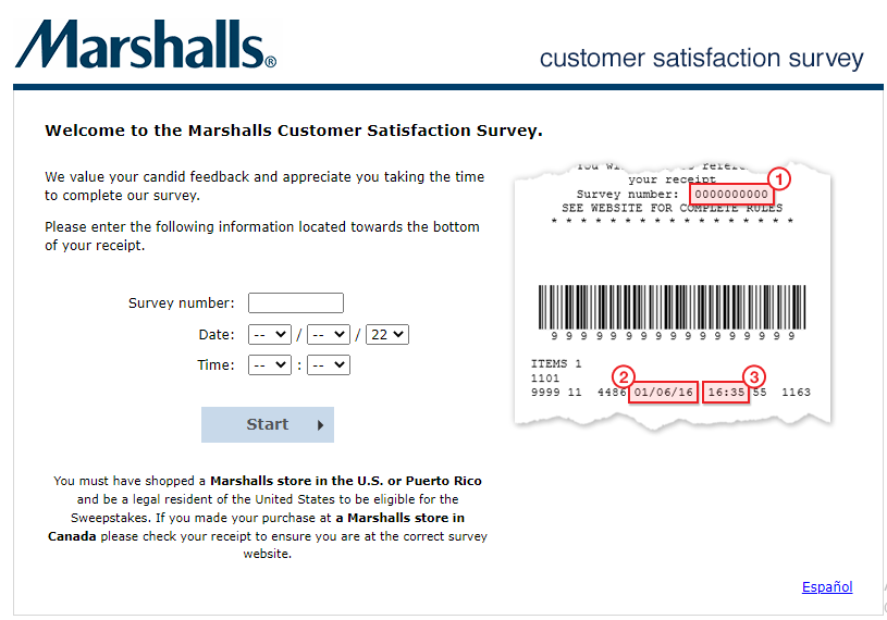 How To Marshalls Customer Satisfaction Survey Marshallsfeedback.com