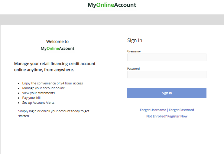 How To MyOnlineAccount login