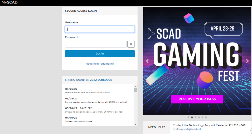 How To Myscad Login & New Student Register On My.scad.edu