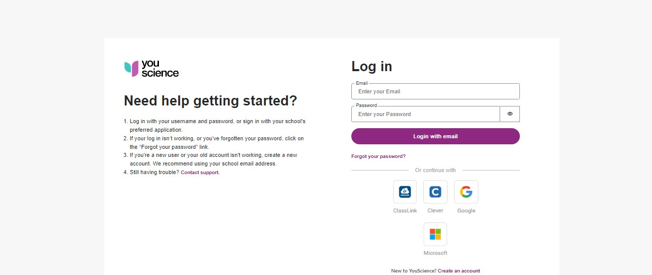 How To Login Youscience Student Login