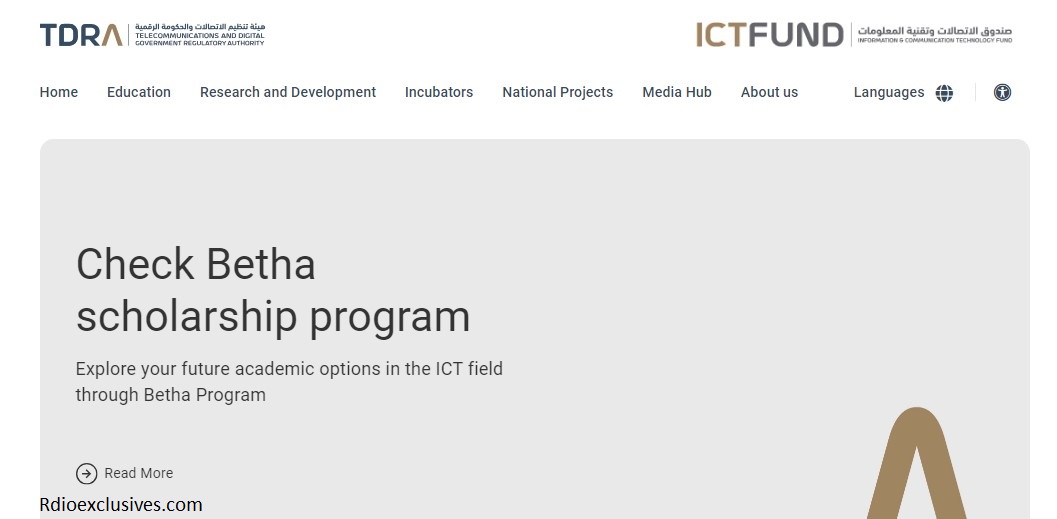 Building A Knowledge Economy TDRA ICT Scholarships Invest In UAE's Tech Talent